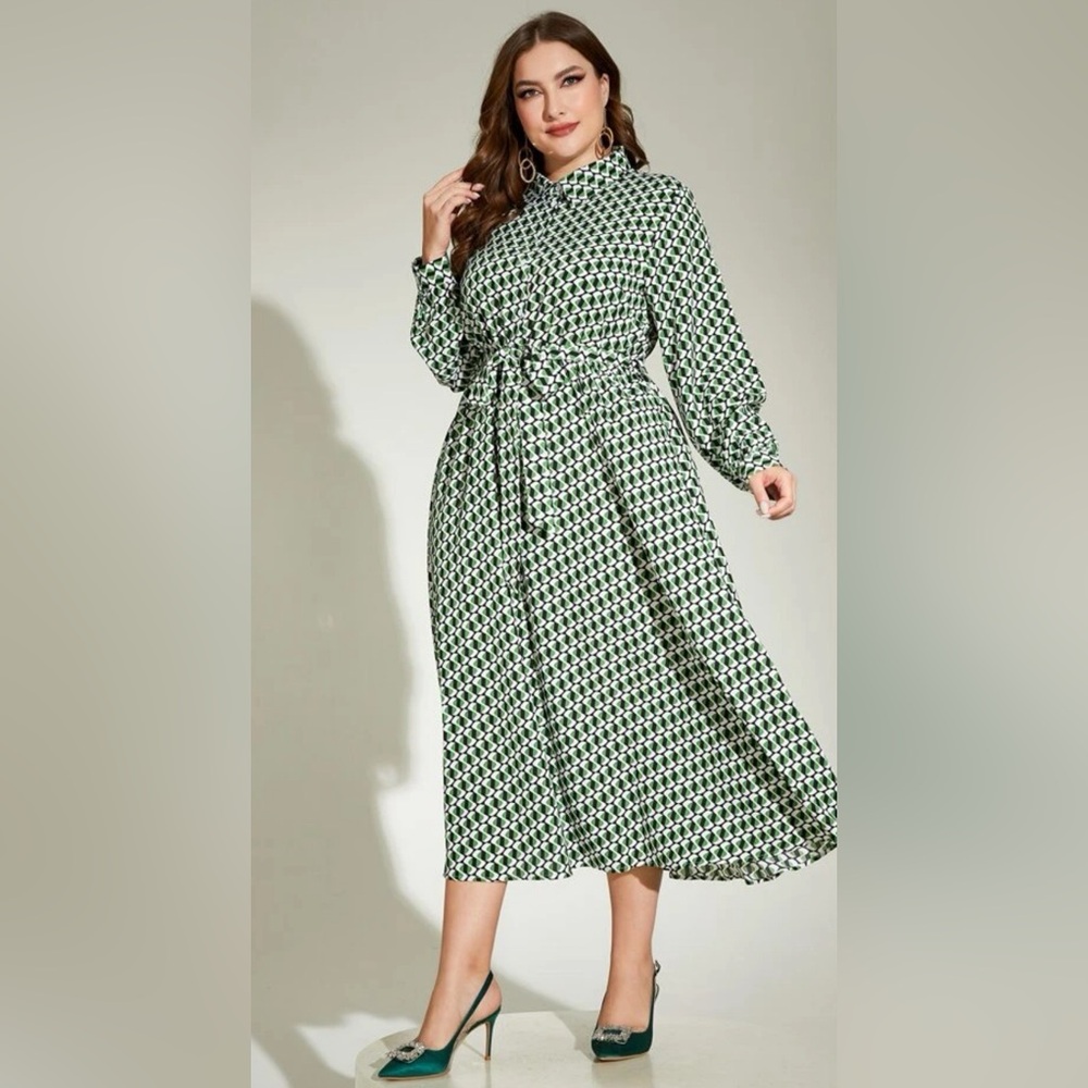 Geo Midi Dress
